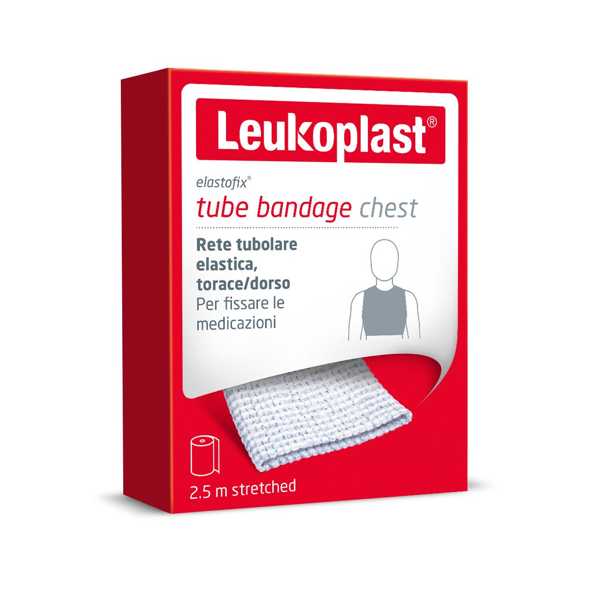 Elastofix Rete Tubolare Torace Dorso 2.5m 1 Pezzo-4