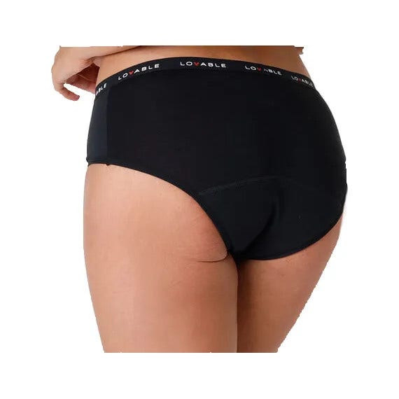 Lovable Culotte Lavabile Da Ciclo Flusso Medio Nero Taglia XL-2