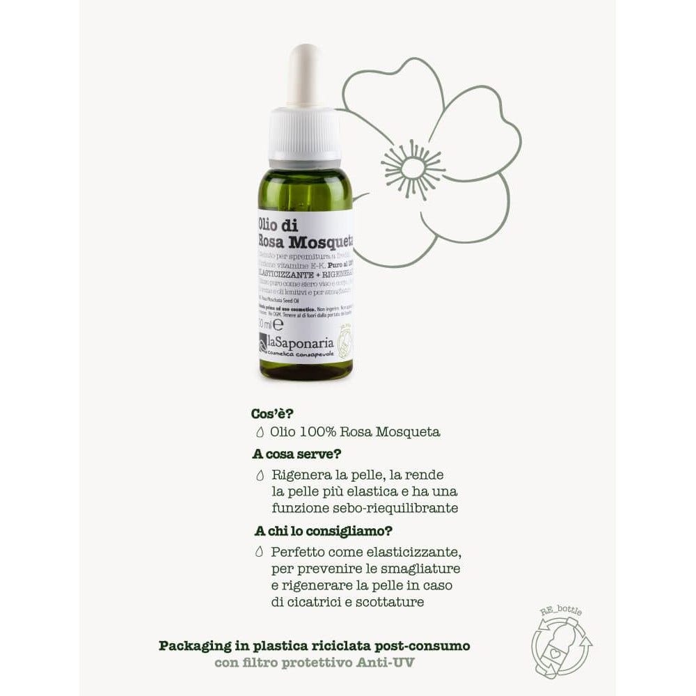 La Saponaria Olio Di Rosa Mosqueta 30ml-2