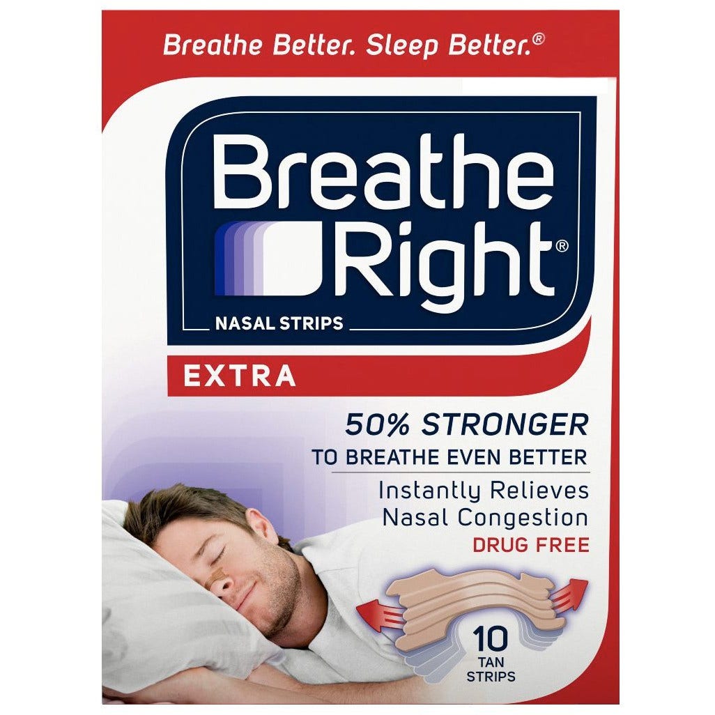 Breath Right Cerotti Nasali Extra Forte 10 Pezzi-1