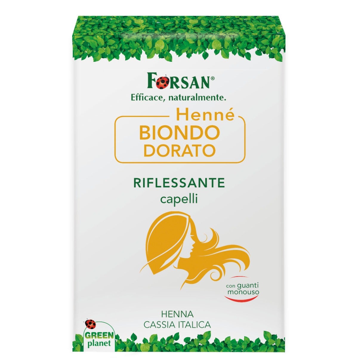 Forsan Hennè Capelli Biondo Dorato 2 Buste Monodose Da 50g-3