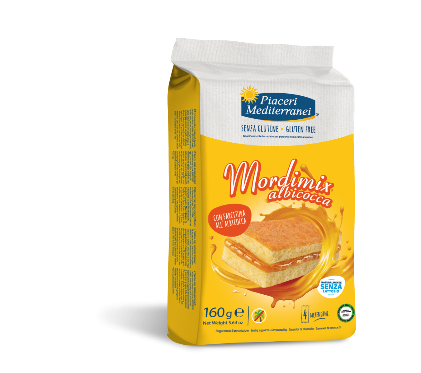 Piaceri Mediterranei Mordimix Albicocca 4 x 40 g-1