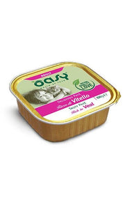 Oasy Delizioso Paté Per Gatti Adult Ricco di Vitello 100g-1