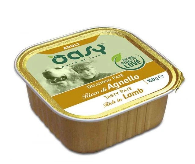 Oasy Wet Dog Delizioso Pate' Adult Agnello 150 g