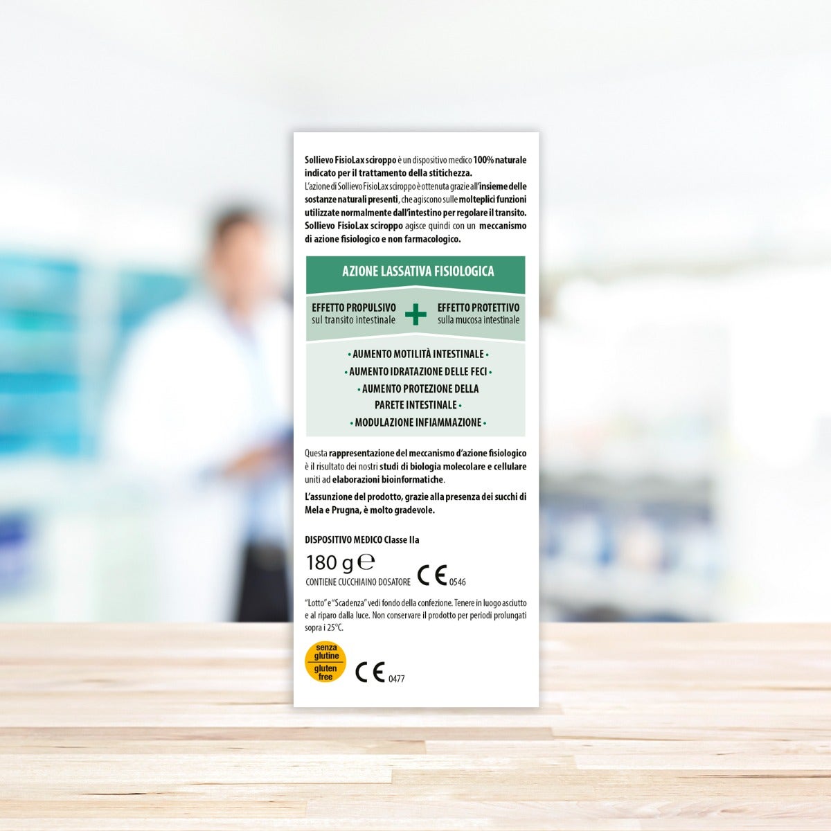 Aboca Sollievo Fisiolax Sciroppo Regolarità Intestinale 180g-5