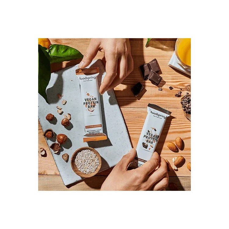 Foodspring Barretta Proteica Vegana Gusto Cioccolato E Mandorla 60g-3