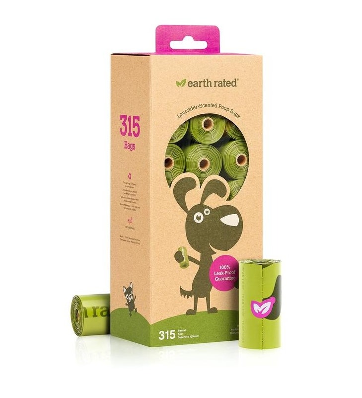 Earth Rated Sacchetti Biodegradabili Fragranza Lavanda 21 Rotolini x 15 Sacchetti-1