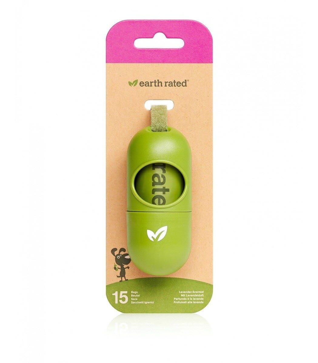 Earth Rated Distributore + Sacchetti Biodegradabili Fragranza Lavanda 1 Rotolo x 15 Sacchetti-2