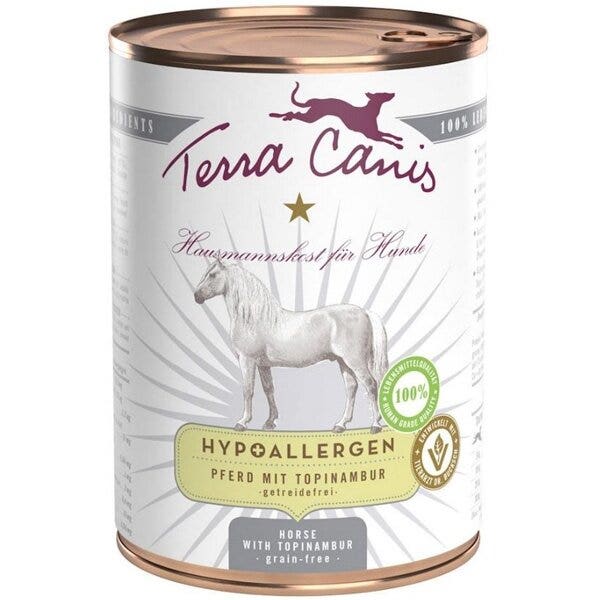 Terra Canis Cibo Umido Con Cavallo E Topinambur Per Cani Adulti Scatoletta 400g-2