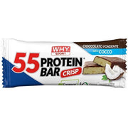 Why Sport 55 Protein Bar Crisp Barretta Cioccolato Fondente Cocco 1 Pezzo-2
