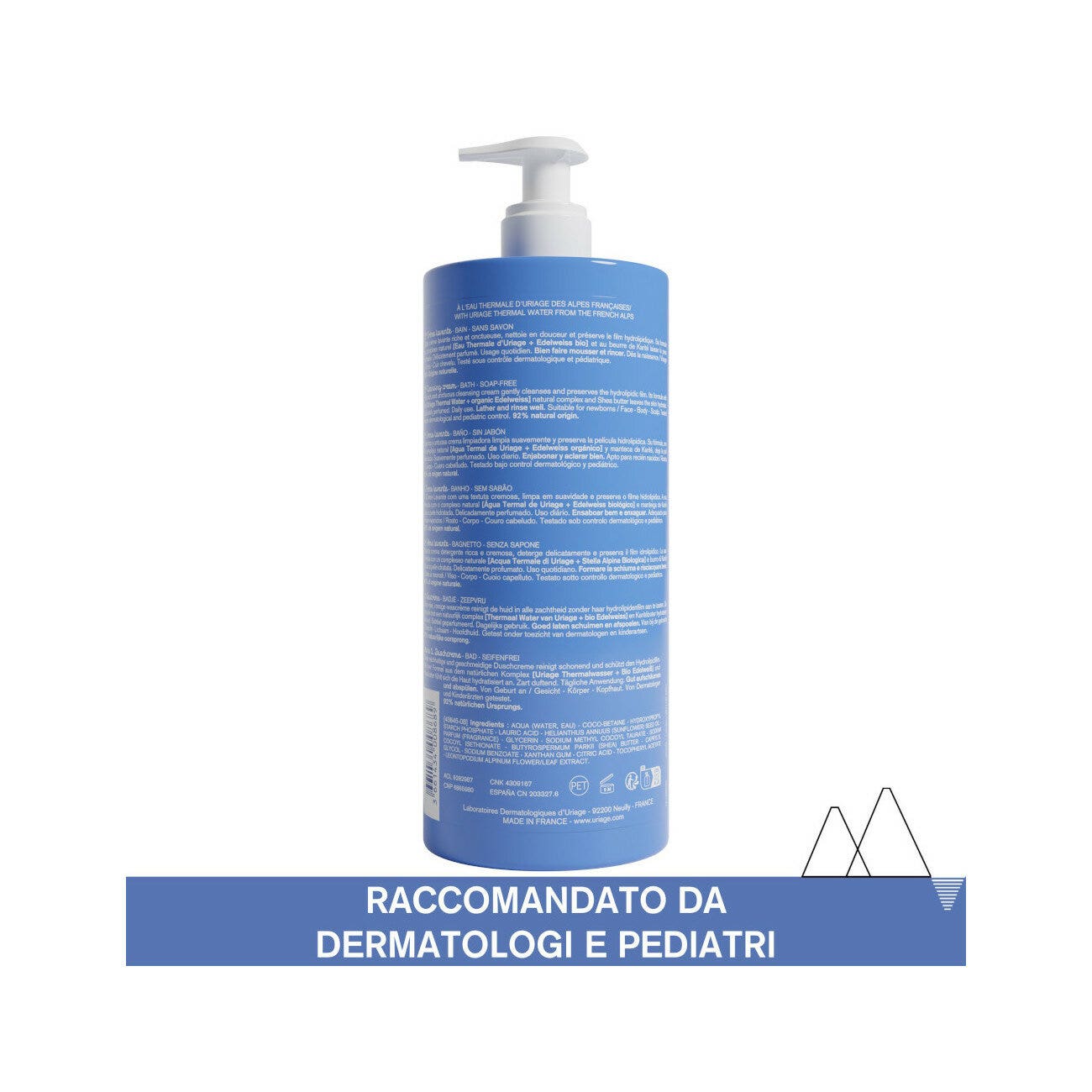 Uriage Bebe Crema Lavante 1 Litro-7