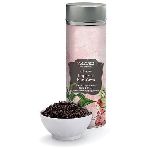 Neavita Te Nero Imperial Earl Grey 60g Silver Tin-2