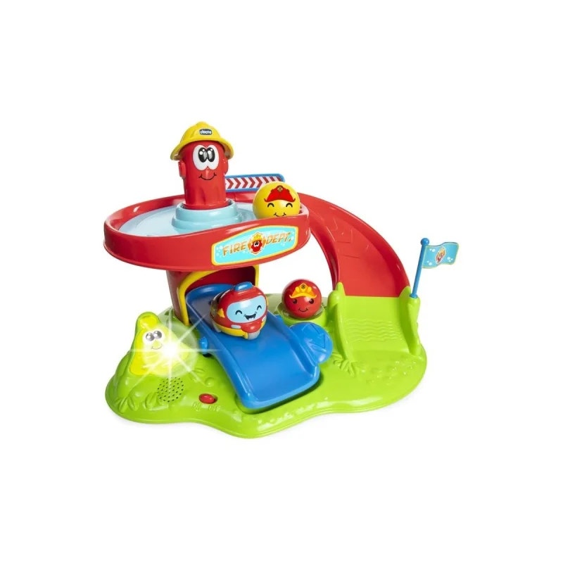 Chicco Gioco Caserma Dei Pompieri Centro Attività Elettronico Per Bambini 1-4 Anni-1