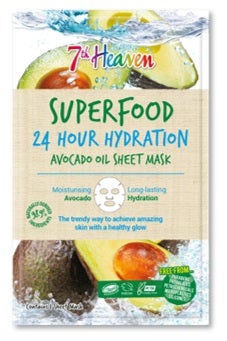 7th Heaven Superfood Maschera Viso Tessuto Bambu Con Avocado Oil-1
