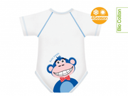 J Bimbi Body 0-36M Bio Cotton 4 Season Baby Jungle Scimmia-1