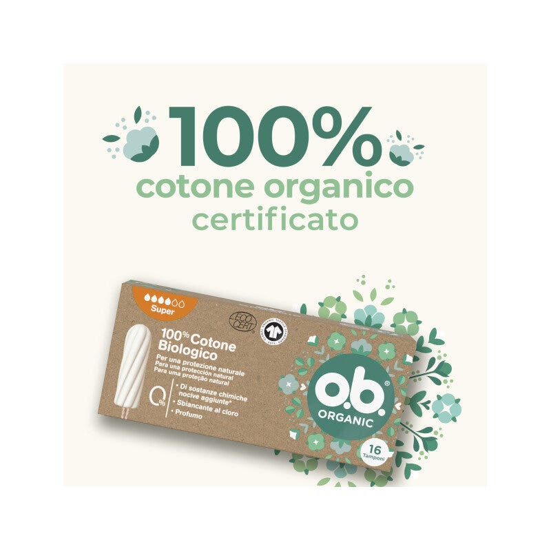 Ob Pro Comfort Organic Super 16 Tamponi-12