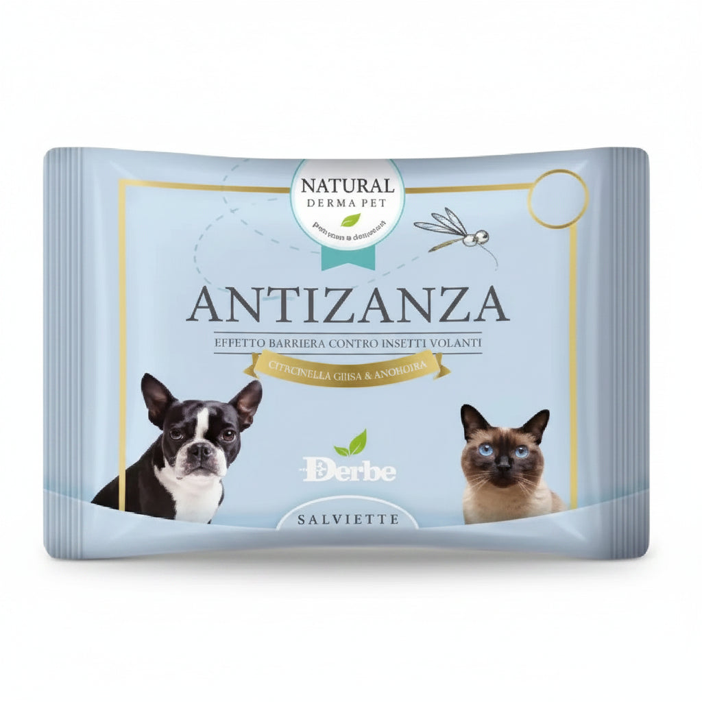 Natural Derma Pet Salviette Zanzapool 35 Pezzi