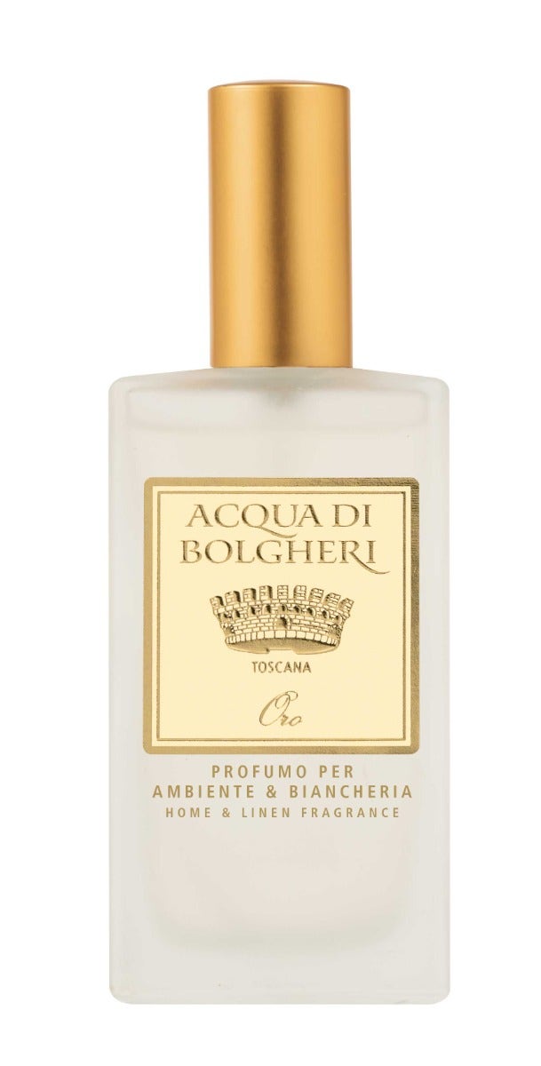 Acqua Di Bolgheri Profuma Ambiente E Biancheria Oro Spray 100ml-1