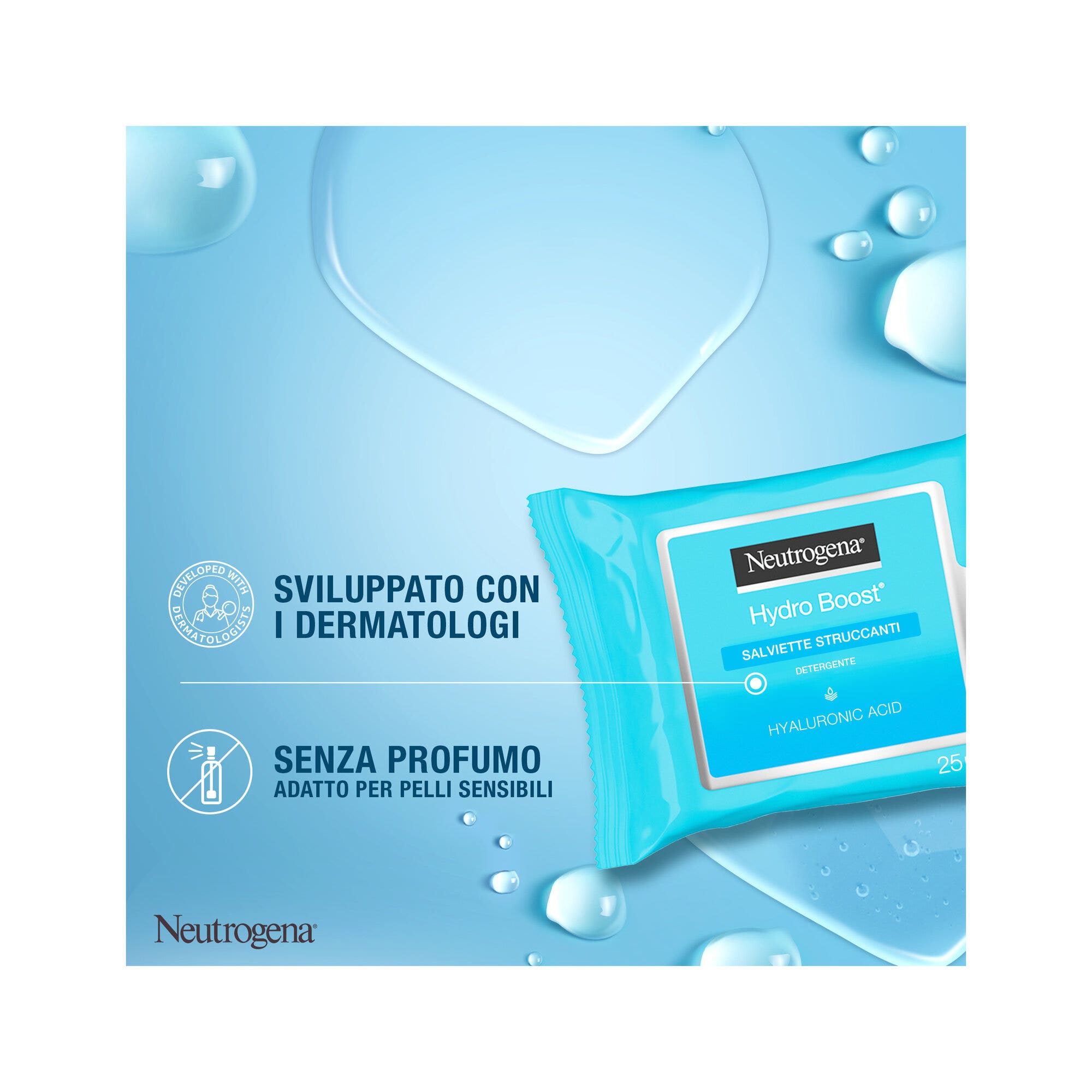 Neutrogena Hydra Boost Salviettine Struccanti 25 Pezzi-7