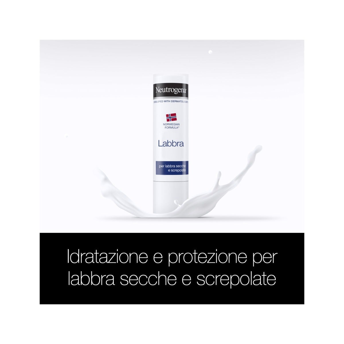 Neutrogena Balsamo Labbra con Glicerina Lipstick per Labbra Secche Formula Norvegese Burrocacao per Labbra Screpolate 4,8gr-3