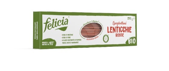 Felicia Spaghettoni Lenticchie Rosse 250 g-0
