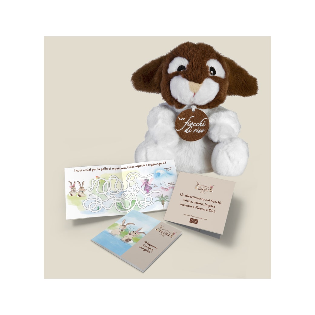 Fiocchi Di Riso Cofanetto Detergente Corpo Capelli 400ml + Crema Corpo 240ml + Peluche -5