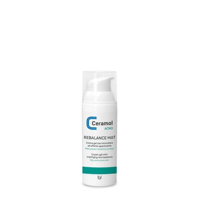 Ceramol Rebalance Mat Crema Gel Opacizzante 50ml-2