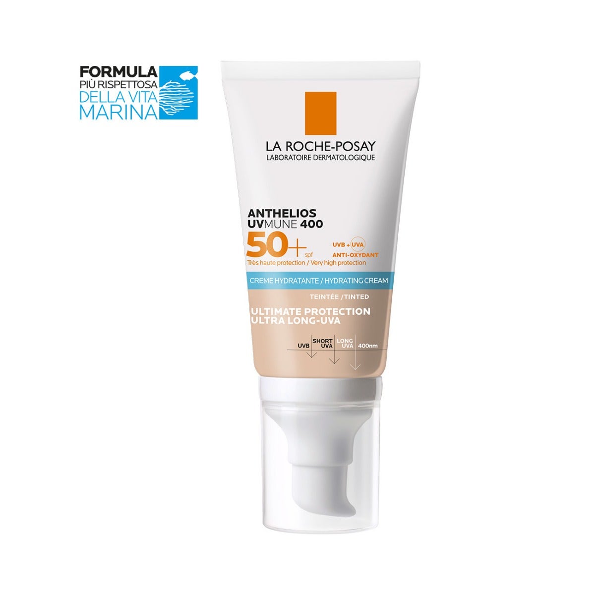 La Roche-Posay Anthelios Uvmune 400 Crema Idratante Colorata SPF50+ 50ml-4