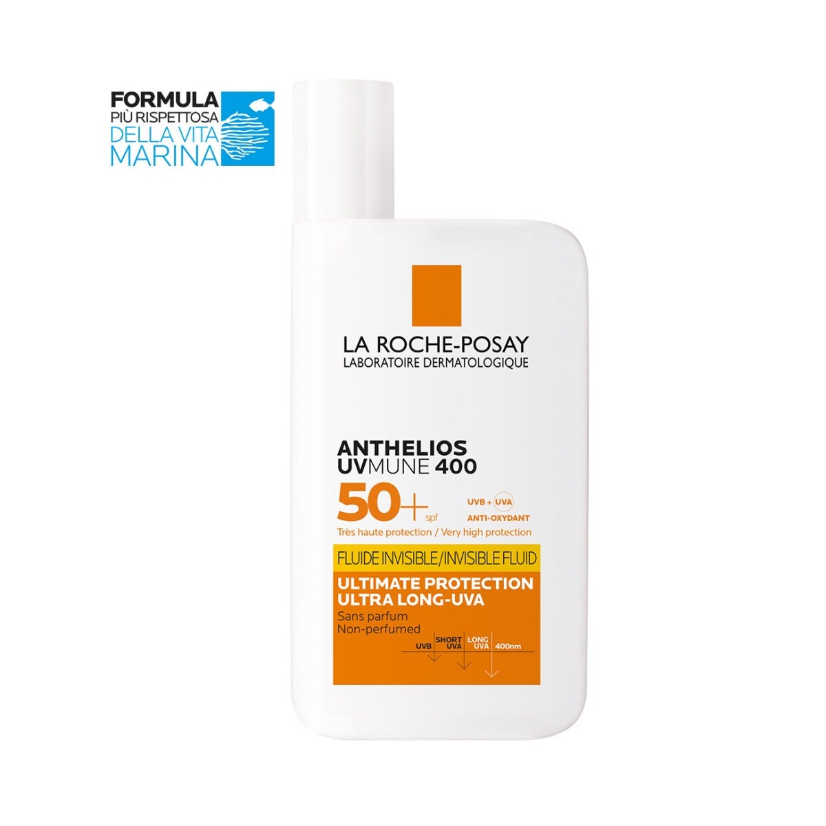 La Roche-Posay Anthelios UVMune 400 Fluido Invisibile Senza Profumo Viso 50ml SPF50+-5