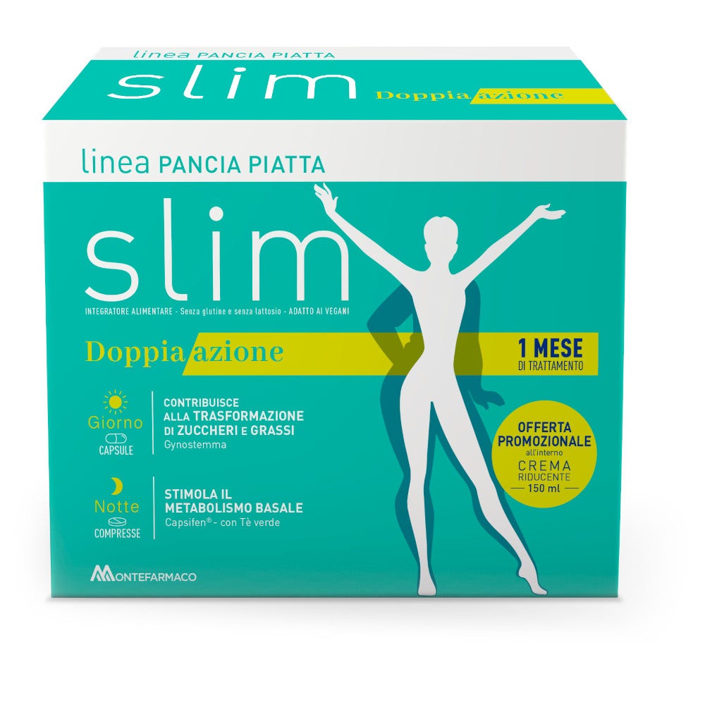 Pancia Piatta Slim 240 Capsule + Crema Riducente 150ml-1