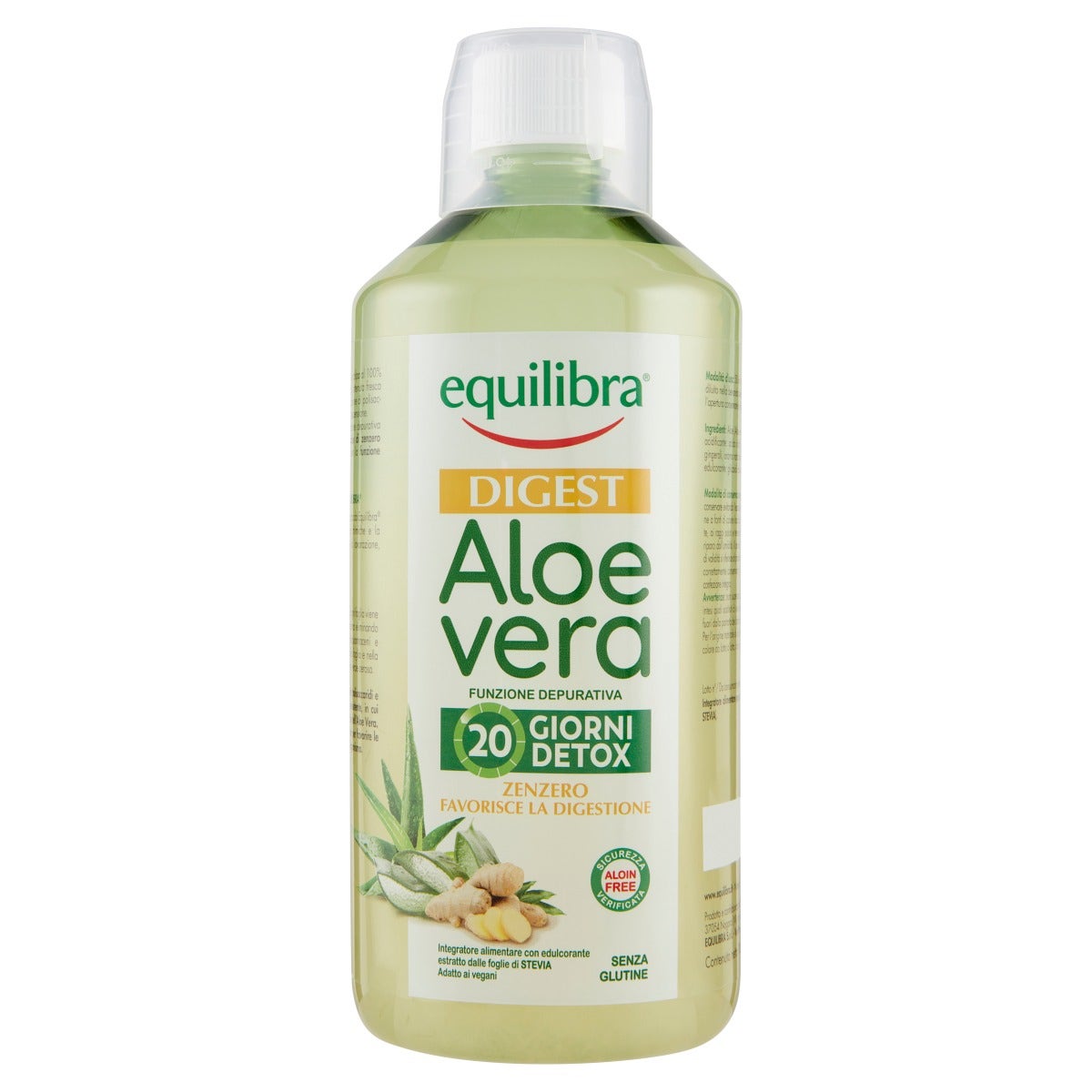 Equilibra Aloe Vera Digest Con Zenzero 1 Litro-3