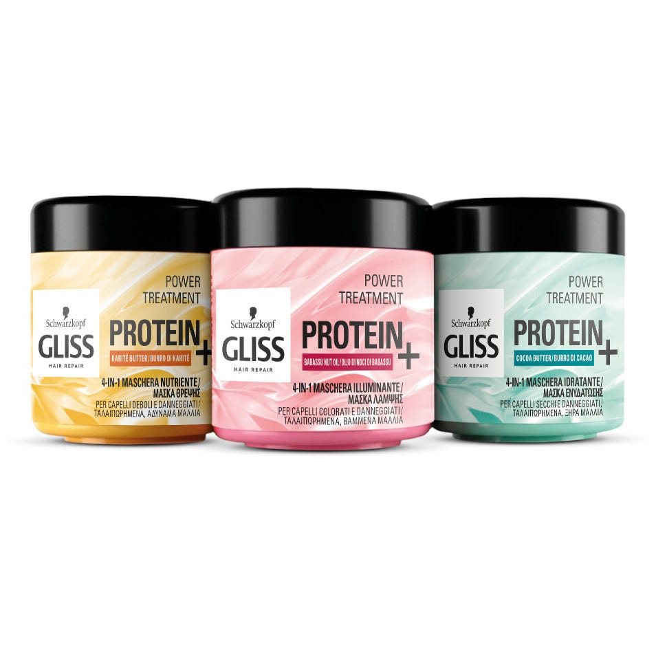 Schwarzkopf Gliss Trattamento 4In1 Protein+ Maschera Illuminante 400ml-2