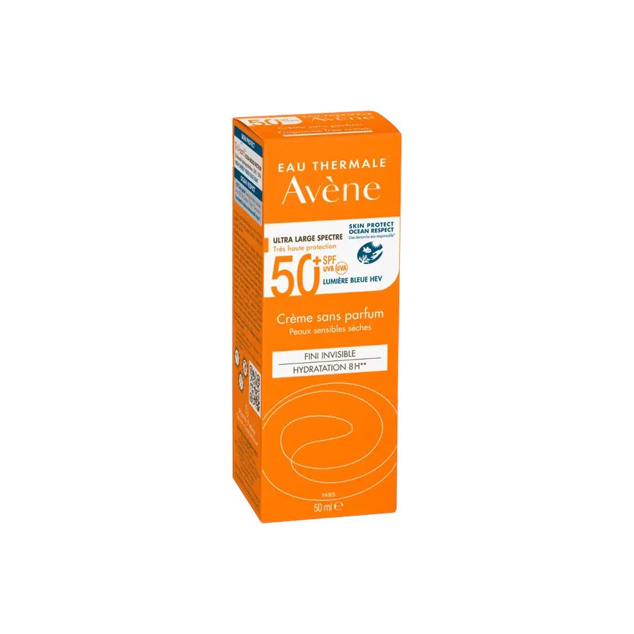 Avène Crema Senza Profumo SPF 50+ Solare Viso 50ml-4