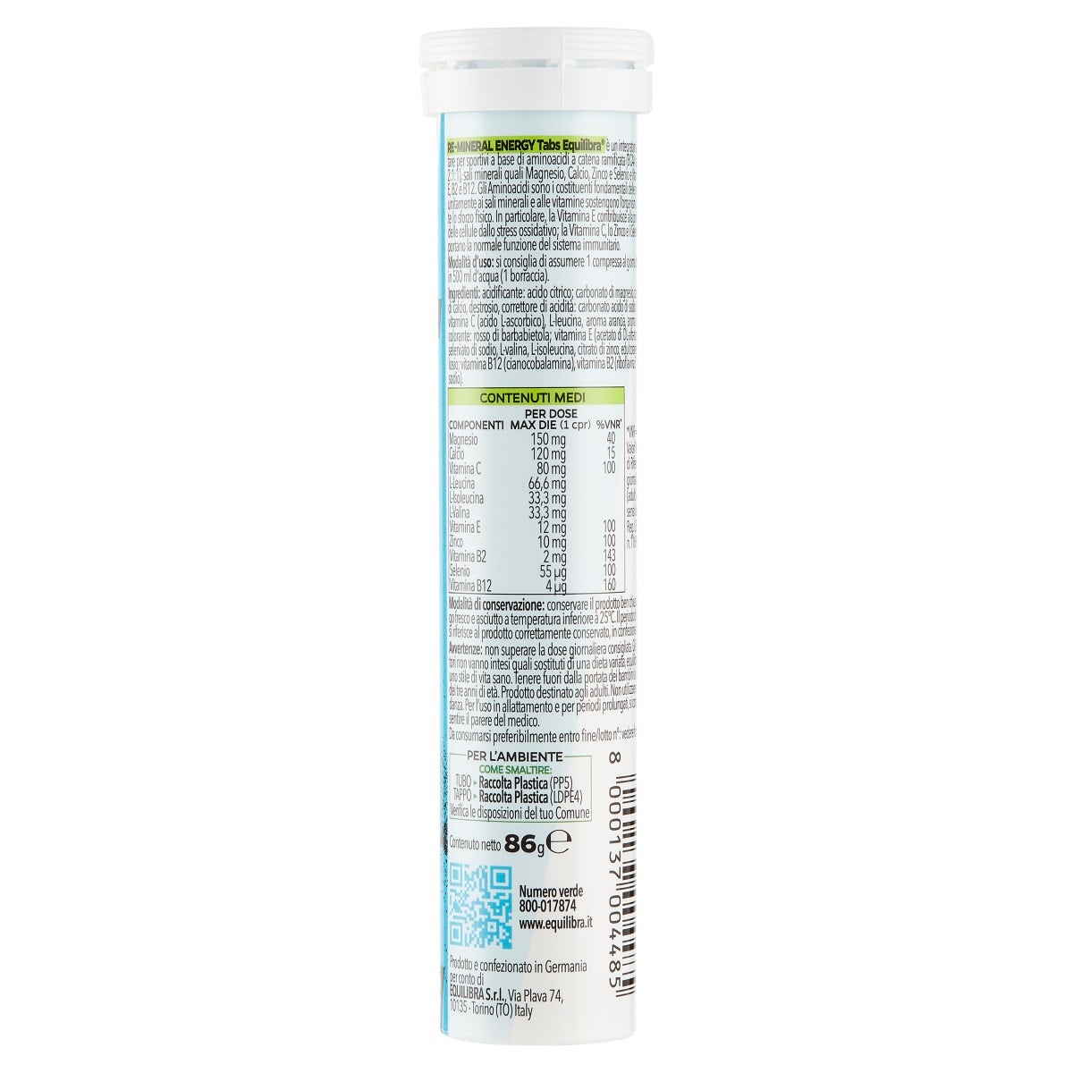 Equilibra Re-Mineral Energy Tabs 24 Compresse-6