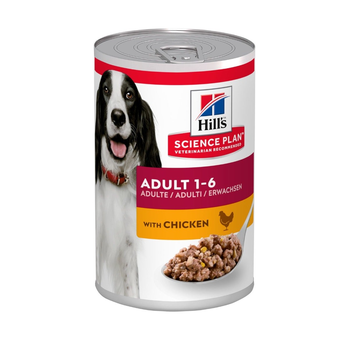 Hill's Science Plan Bocconcini Pollo Per Cani Adulti Lattina 370g-2