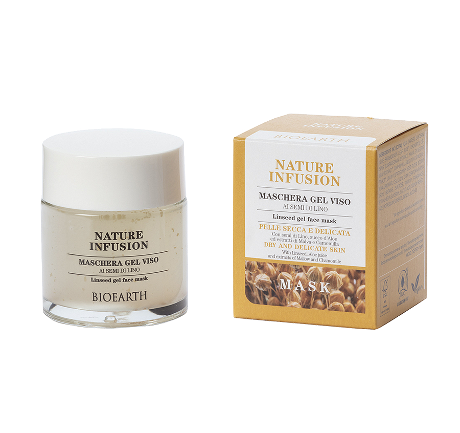 Bioearth Maschera Gel Viso Semi Di Lino 100ml-1