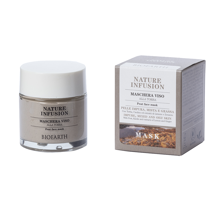Bioearth Maschera Gel Viso Torba 100ml-1