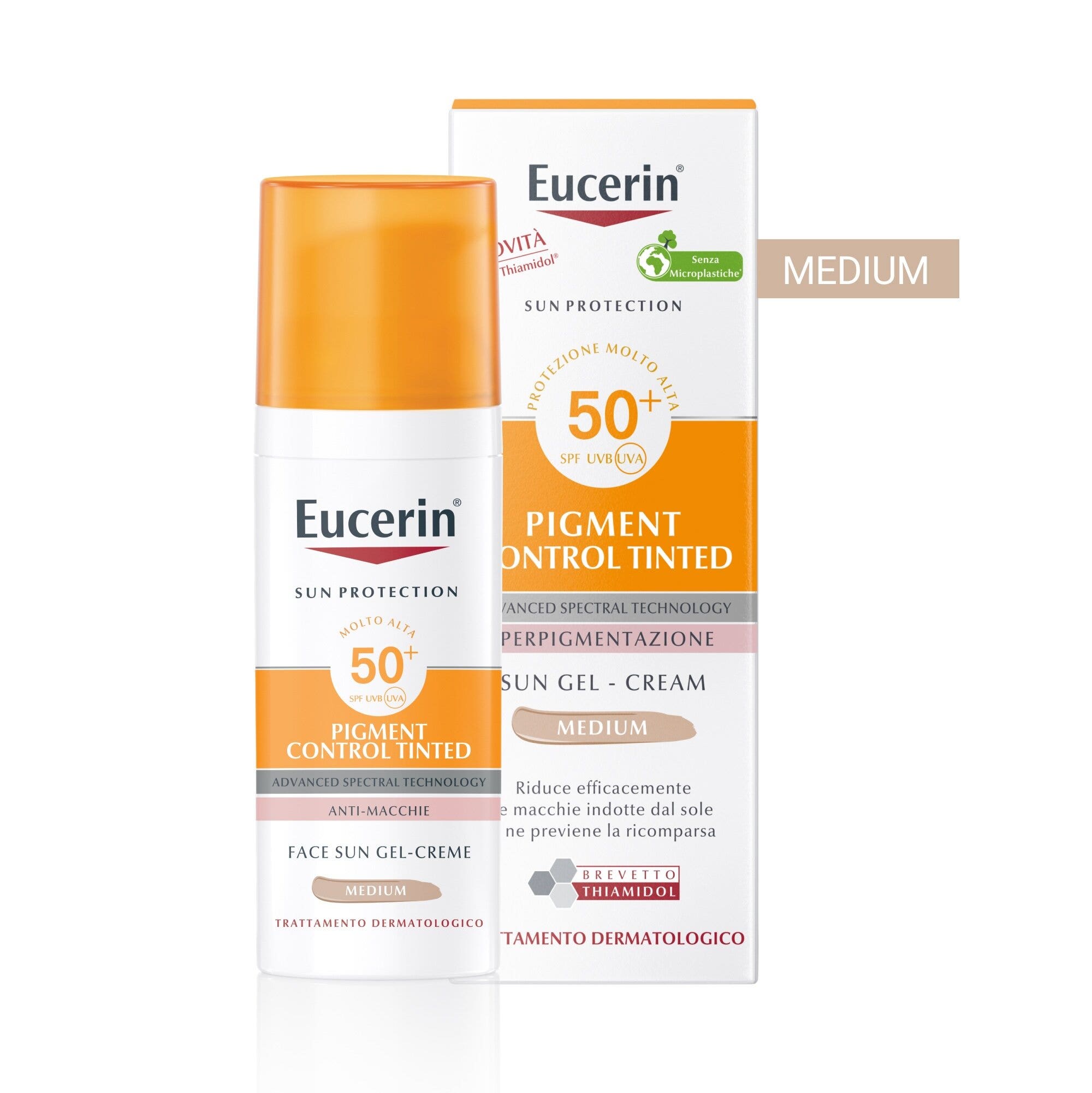 Eucerin Sun Pigment Control Tinted Gel-Crème With SPF50+ Medium-1
