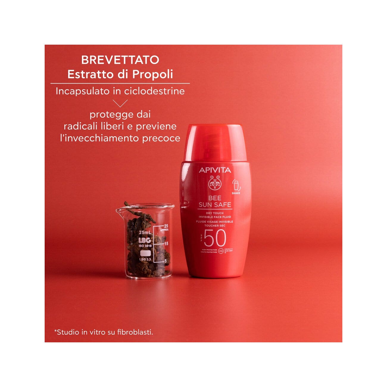 Apivita Bee Sun Safe Dry Touch Fluido Viso Invisibile SPF50 50ml-6