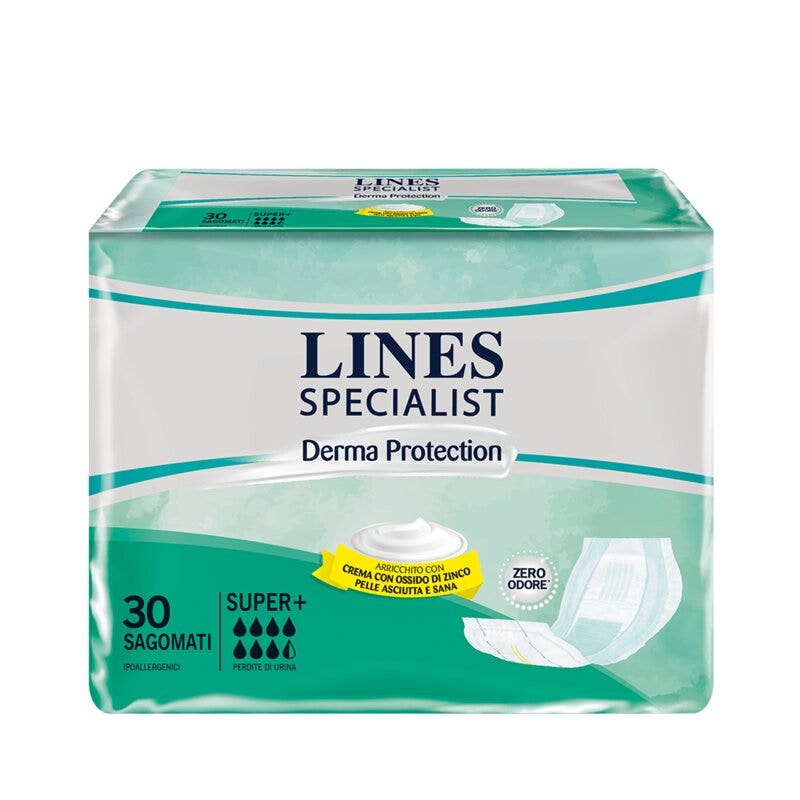 Lines Specialist Derma Protection Pannoloni Sagomati Unisex Super+ 30 Pezzi-2