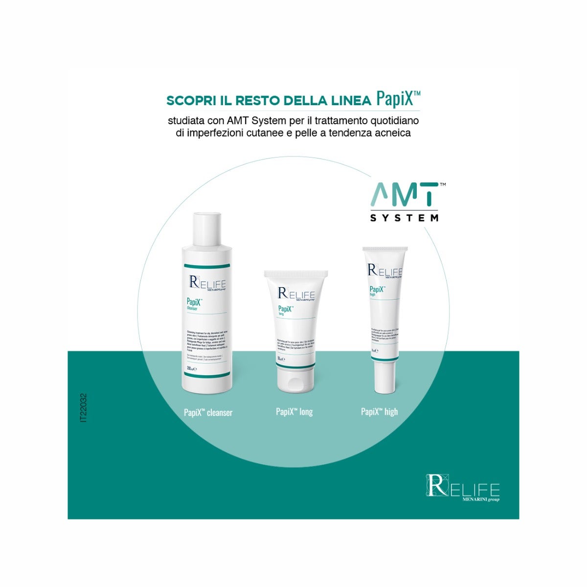 Relife PapiX Cleanser Detergente Acne 200ml-4