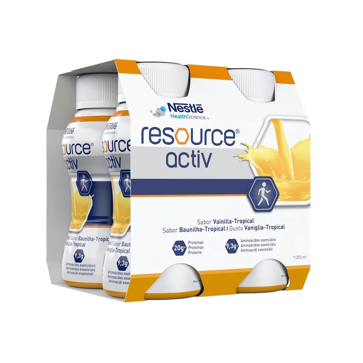 Resource Activ Vaniglia Tropical 4 Bottigliette Da 200ml-0