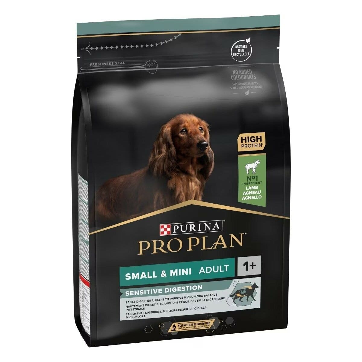 Purina Pro Plan Small & Mini Adult Sensitive Digestion Cibo Secco Con Agnello Cani Adulti Taglia Piccola/Mini Sacco 3 kg-3