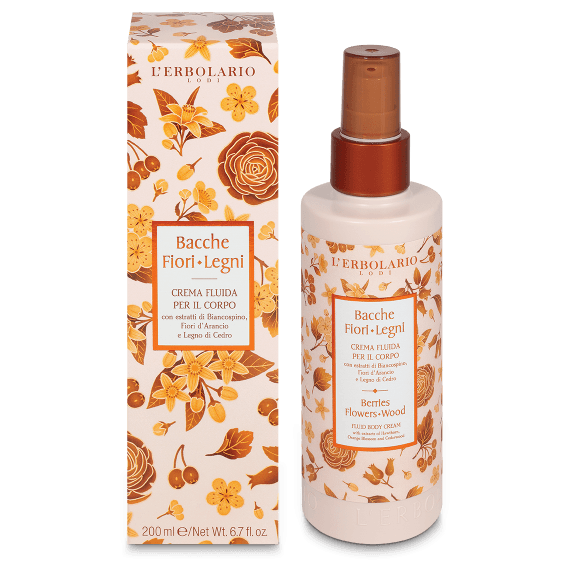 L'Erbolario Crema Fluida per il Corpo Bacche Fiori Legni 200ml-1
