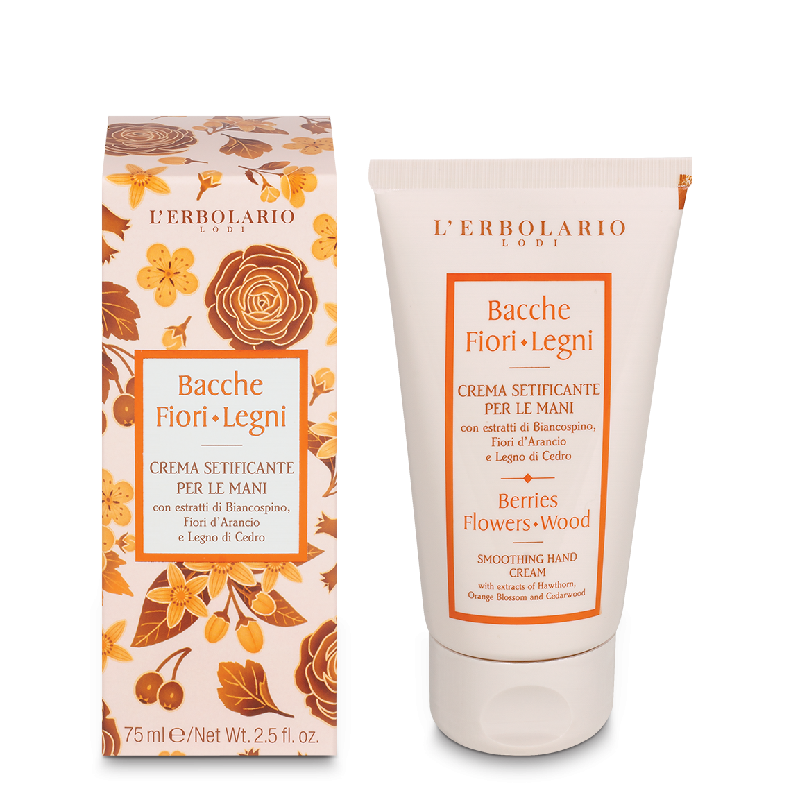 L'Erbolario Crema Setificante Per Le Mani Bacche Fiori Legni 75ml-1