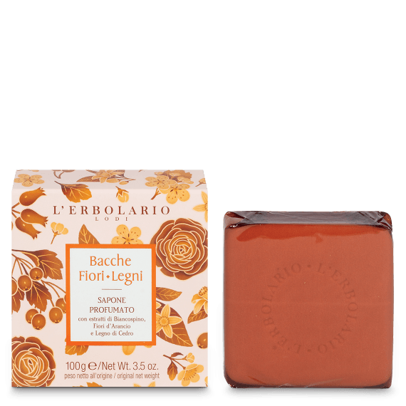 L'Erbolario Sapone Profumato Bacche Fiori Legni 100g-1