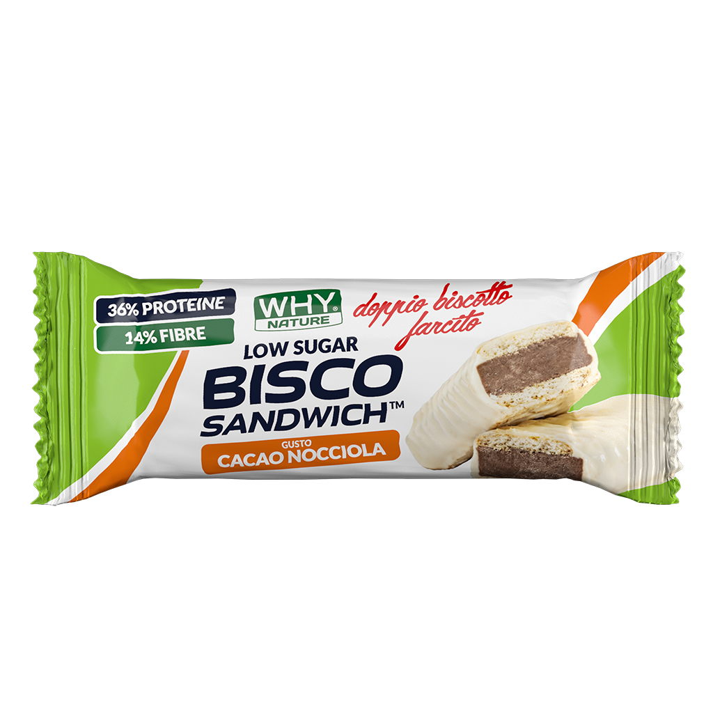 Why Nature Bisco Sandwich Cacao Nocciola 45g-1