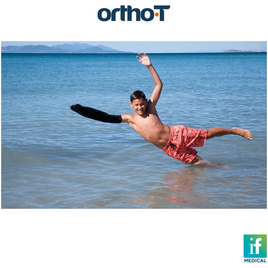 OrthoT Coprigesso Braccio Impermeabile Nero Taglia XS-5