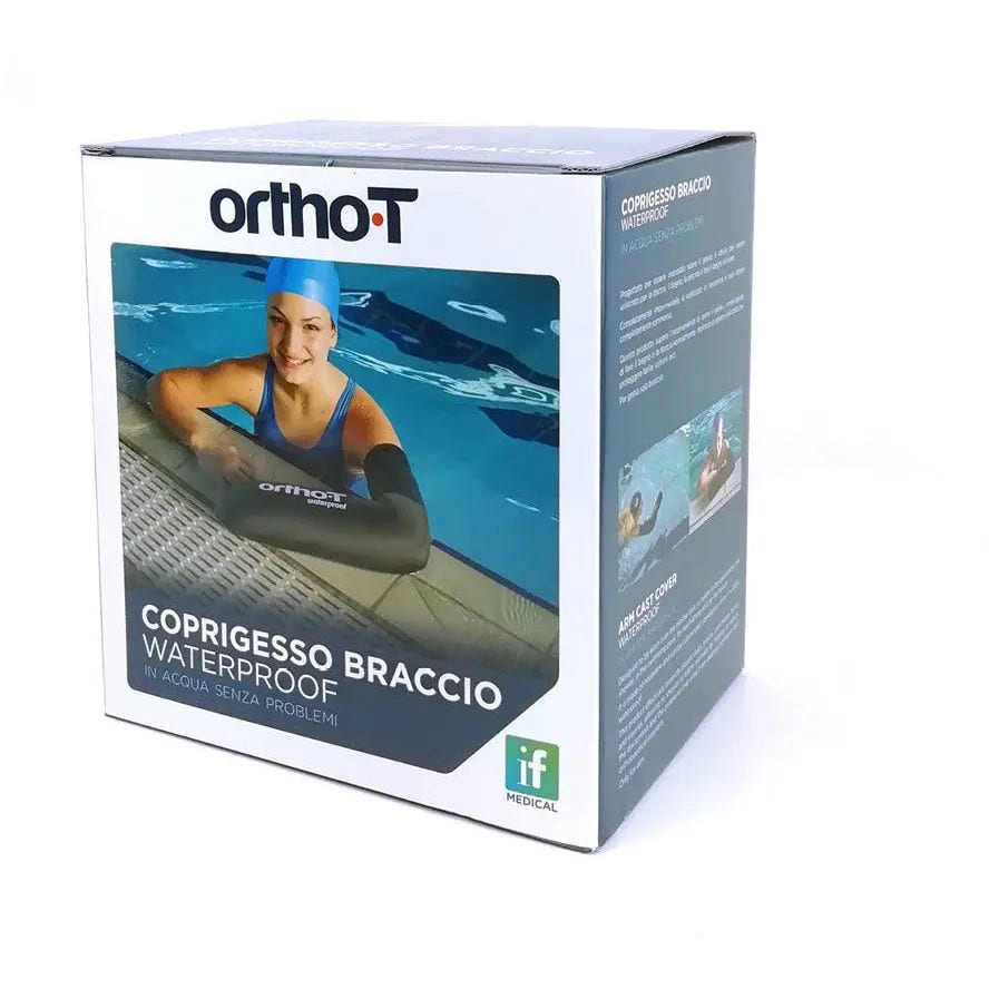 OrthoT Coprigesso Braccio Impermeabile Nero Taglia XL-6