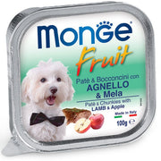 Monge Fruit Agnello E Mela Cibo Umido Per Cani Adulti 100g-2